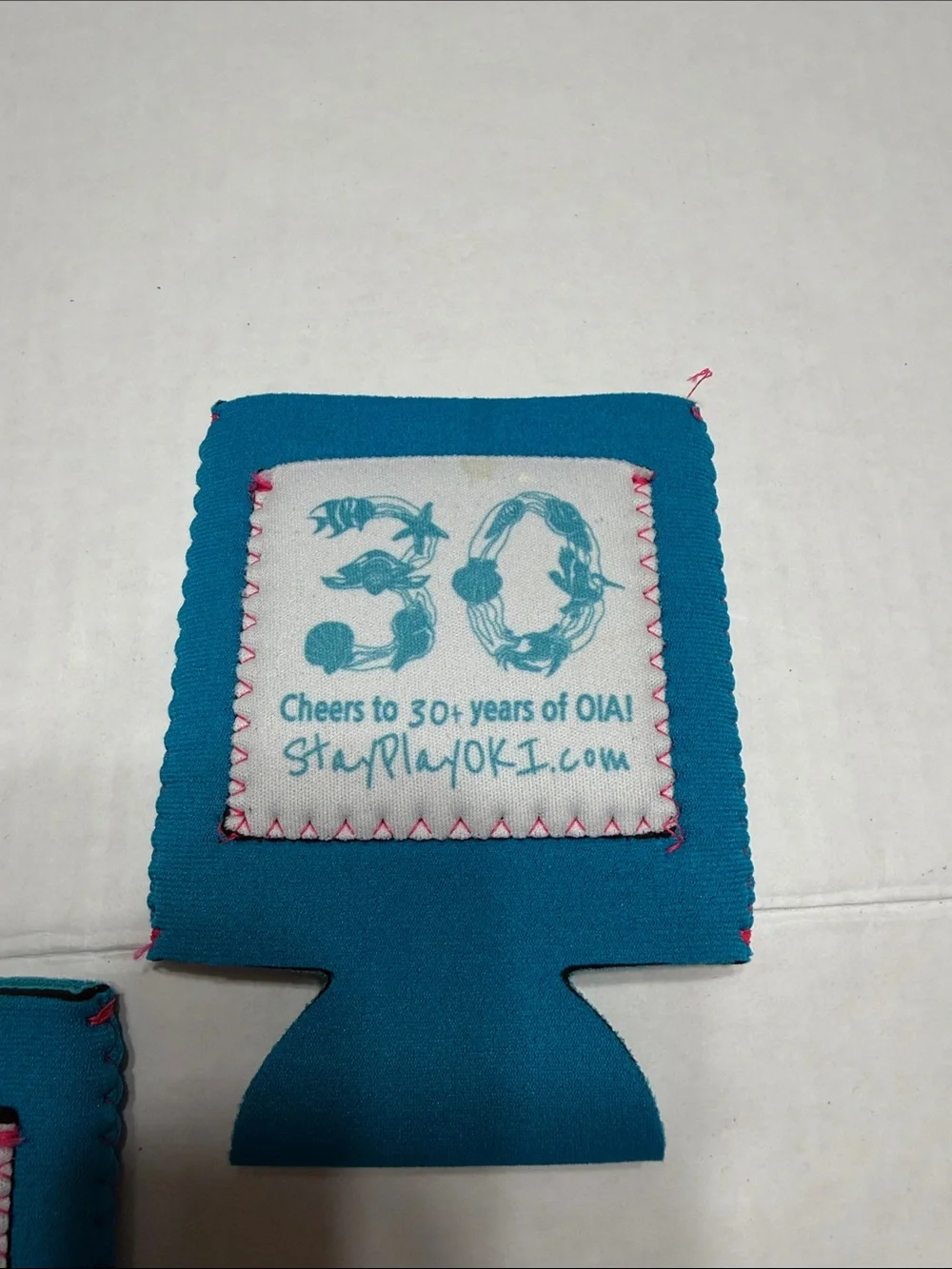 Teal Cheers to 30+ years of OIA. Event Can Coolers - Set of 2